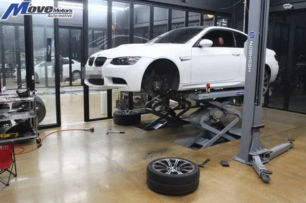 [BMW E92 M3 브레이크 디스크 연마]부산 브레이크튜닝/부산 디스크 연마작업/M3 브레이크/부산 자동차정비/국산차 수입차 정비튜닝/경북+경남+기장 정관 자동차 정비 무브모터스 / 부산 기장군