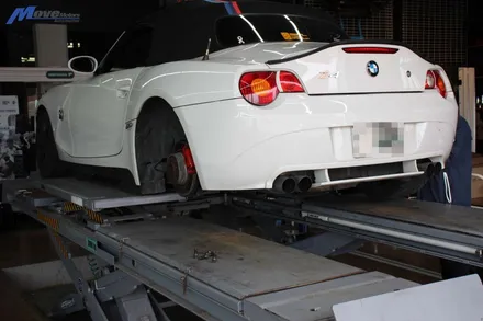 [BMW Z4] 사일룬 타이어 265 / 35 / 18 인치 R01 하이그립 타이어 장착 부산 자동차 휠 타이어 교체 무브모터스 / 부산 기장군