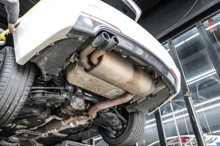 [BMW F30 330i] 아우라에스 ARP 가변 듀얼 배기튜닝 / 부산 BMW ARP 가변 머플러 배기 장착 전문점 무브모터스 / 부산 기장군