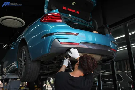 [BMW F32 430i] 구조변경 필요없는 순정형 듀얼 배기라인 튜닝 / 부산 BMW 배기튜닝샵 무브모터스 / 부산 기장군