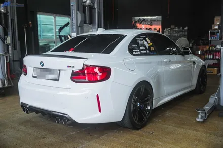[BMW F87 M2] 에이드로 신제품 M2 전용 드라이 카본 스완넥 카본 GT윙 장착 / 부산 기장군
