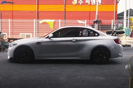 [BMW F87 M2] 에이드로 신제품 M2 전용 드라이 카본 스완넥 카본 GT윙 장착 / 부산 기장군