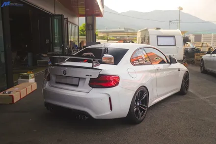 [BMW F87 M2] 에이드로 신제품 M2 전용 드라이 카본 스완넥 카본 GT윙 장착 / 부산 기장군