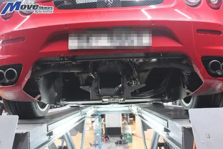 [페라리 Ferrari F430 매니폴드 수리 정비]배기 잡소리/잘못된 정비/올바른 정비/매니 방열판 커버/배기 용접/흡음재/슈퍼카 전문/부산 슈퍼카/양산 울산 해운대 무브모터스 / 부산 기장군