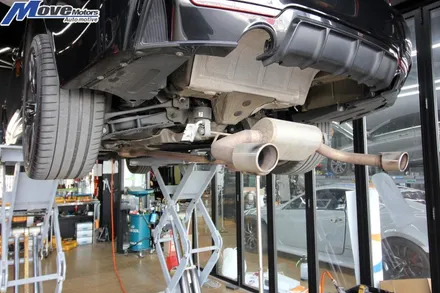 [BMW F32 420D 4시리즈 디젤 배기떨림 배기크랙 수리 용접]고질병/F10/F30/320D/520D/배기터짐/배기누설/부싱/배기행거/양산 김해 울산 부산 해운대 수입차 정비 / 부산 기장군