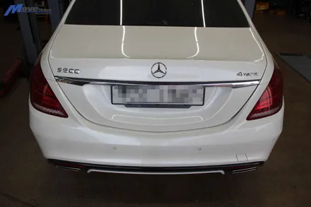 [벤츠 S클래스 S500] S65 AMG 전기형에서 후기형 바디킷 컨버전 풀 바디킷 / 범퍼 튜닝 / 그릴 헤드라이트 교체 무브모터스 / 부산 기장군
