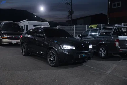 [BMW F26 X4] 550 스타일 사각 머플러팁 장착 순정틱한 배기팁 / 부산 기장군
