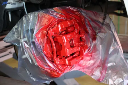 XG2P 브레이크 튜닝 / 캘리퍼 레드 도색 / 현대 / 아반떼 (CN7) / 부산 기장군