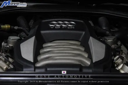 [아우디 A8 V8 4.2 FSI 커스텀 듀얼배기 튜닝]듀얼 사각팁/JSR퍼포먼스/AMG팁/A8 배기튜닝/8기통 배기음/아우디 A8배기음/부산 머플러튜닝샵/사각팁/무브모터스 / 부산 기장군