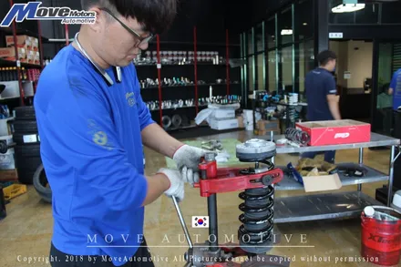 [BMW G30 5시리즈 아이박 다운스프링 튜닝]BMW G시리즈/부산 서스펜션 튜닝/차고조절/다운스프링/BMW 다운스프링 튜닝/부산 자동차 쇼바 튜닝/무브모터스 / 부산 기장군