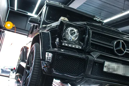 [벤츠 지바겐 G63 AMG] 커스텀 듀얼 배기 튜닝 / 브라부스 스타일의 사이드 배기튜닝 부산 수입차 튜닝 무브모터스 / 부산 기장군