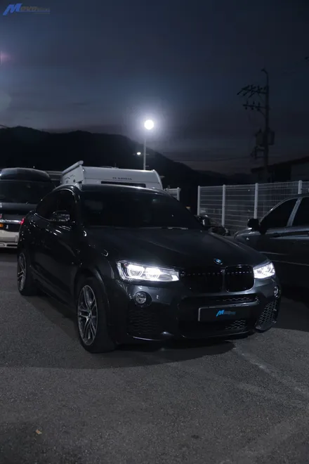 [BMW F26 X4] 550 스타일 사각 머플러팁 장착 순정틱한 배기팁 / 부산 기장군