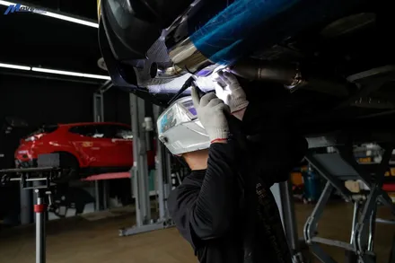 [BMW G29 Z4 M40i] ARP 가변 듀얼 머플러 타원형 실버팁 장착 / 부산 기장군