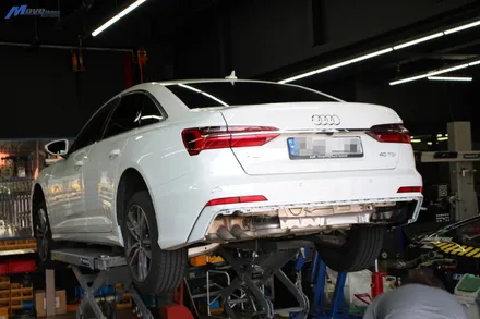 [아우디 A6 TDI] S6 룩 듀얼 디퓨져 장착 / 부산 기장군