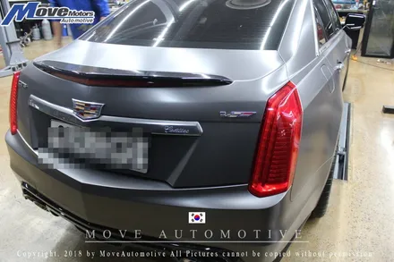 [캐딜락 CTS-V 세단 코르사 배기튜닝]V8기통 배기음/부산 CTS-V배기튜닝/듀얼 머플러/코르사배기튜닝샵/카마로SS배기/구조변경/부산 자동차 정비튜닝샵 무브모터스 / 부산 기장군