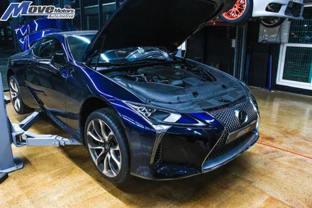 [렉서스 LC500 커스텀 듀얼 배기튜닝 ]LC500 배기음/부산 수입차 머플러튜닝/JSR퍼포먼스 소음기/V8기통 엔진 배기음/울산 + 경북 + 부산 수입차튜닝 무브모터스 / 부산 기장군