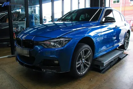 [BMW F30 320i] 아우라에스 ARP 가변 듀얼 배기 / 부산 ARP 배기 JSR 레인보우 배기팁 장착 튜닝 구조변경 / BMW 카본 디퓨져 무브모터스 / 부산 기장군