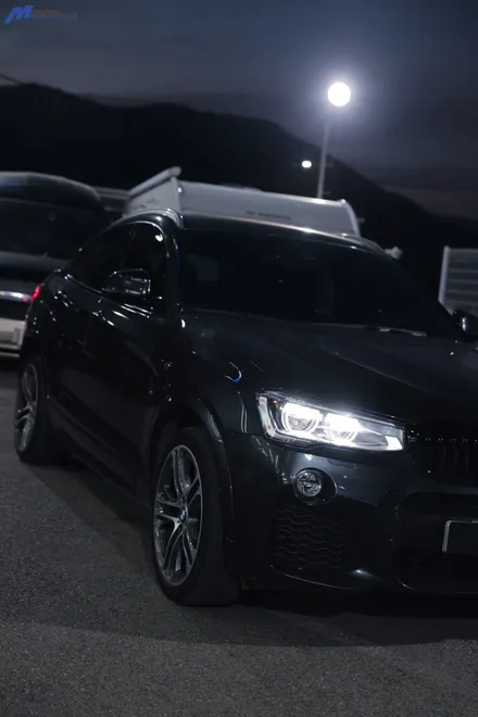 [BMW F26 X4] 550 스타일 사각 머플러팁 장착 순정틱한 배기팁 / 부산 기장군