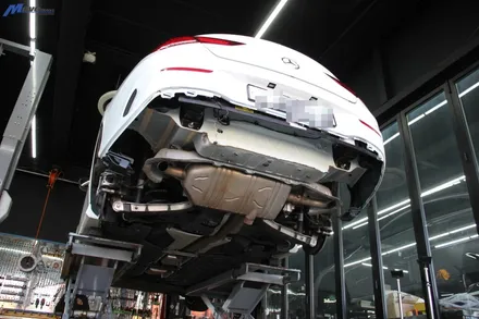 [벤츠 CLA250] CLA45s AMG 바디킷 개조 + 커스텀 가변 머플러 튜닝 / 부산 기장군