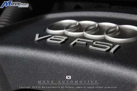 [아우디 A8 V8 4.2 FSI 커스텀 듀얼배기 튜닝]듀얼 사각팁/JSR퍼포먼스/AMG팁/A8 배기튜닝/8기통 배기음/아우디 A8배기음/부산 머플러튜닝샵/사각팁/무브모터스 / 부산 기장군