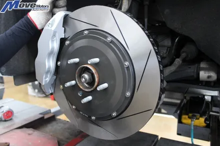[쉐보레 올뉴 말리부 인터알 인증 슬림4P 380mm 경량디스크로터 브레이크 튜닝]합법적인브레이크 인증/더뉴/인증스티커/사선디스크/가성비브레이크/양산 김해 울산 부산 해운대 튜닝샵 / 부산 기장군
