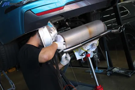 [BMW F32 430i] 구조변경 필요없는 순정형 듀얼 배기라인 튜닝 / 부산 BMW 배기튜닝샵 무브모터스 / 부산 기장군
