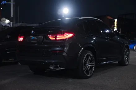 [BMW F26 X4] 550 스타일 사각 머플러팁 장착 순정틱한 배기팁 / 부산 기장군
