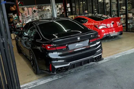 [BMW F90 M5] 순정 팝콘 배기음 증폭 중통 X파이핑 / 부산 기장군