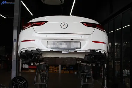 [벤츠 CLA250] CLA45s AMG 바디킷 개조 + 커스텀 가변 머플러 튜닝 / 부산 기장군
