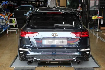 [기아 K3 GT] i30 카본 리어 스포일러 이식 장착 / 부산 울산 양산 카본 파츠 장착점 무브모터스 / 부산 기장군