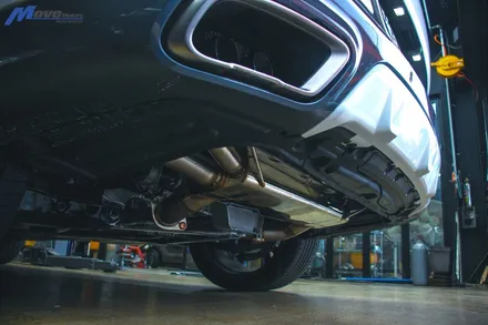 [BMW X6 M50i] 순정 가변 시스템을 그대로 이식하는 커스텀 듀얼 가변 배기 튜닝 배기 구조변경 / 부산 기장군