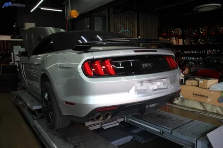 [포드 머스탱 GT 5.0] 프론트 범퍼 사고 수리 / 쉘비 GT 350R 버전 개조 프론트 범퍼 도색 장착 / 부산 기장군