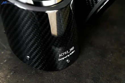 [BMW G20 3시리즈 330i] ARP 유광 블랙 카본 머플러팁 ACF 93mm 장착 부산 수입차 튜닝샵 무브모터스 / 부산 기장군