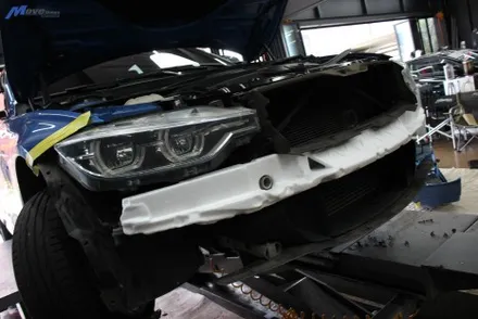 [BMW F30 3시리즈] M3룩 프론트 범퍼 개조 이식 / 부산 수입차 튜닝샵 / 부산 기장군