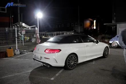 [벤츠 c클래스 카브리올레] 엔진오일 합성유 교환 / 부산 기장군