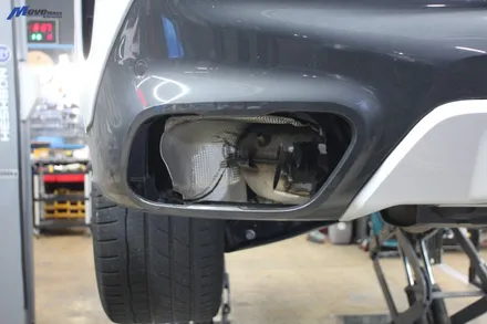 [BMW G06 X6 30d] 무광 카본 원형 듀얼 머플러팁 / 부산 기장군