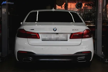 [BMW G30 530i] 순정 머플러팁에 ARP 가변배기 튜닝! / 부산 기장군