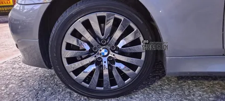 전주휠 광주휠 대전휠 BMW 530i- 740Li 블랙크롬 18인치 순정휠 교체 후기 / 전주시 덕진구