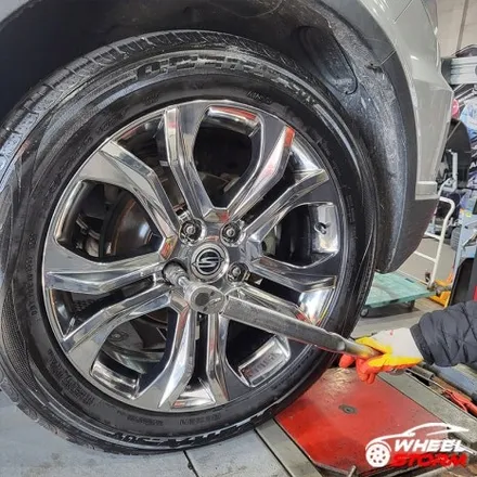 [전주 휠스톰] 쌍용 렉스턴 G4 20인치 휠 화이트크롬 장착 후기 / 전주시 덕진구