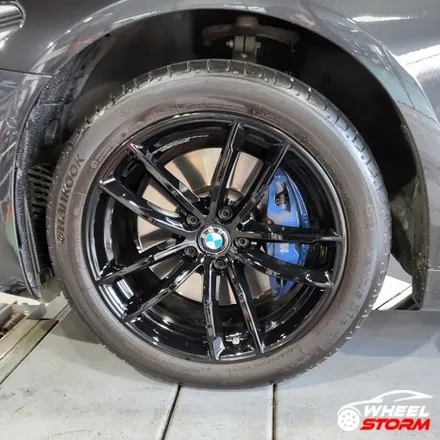 [전주 휠스톰] BMW 5시리즈 G30 662M 18인치휠 유광블랙 복원 휠교체 장착 후기 / 전주시 덕진구