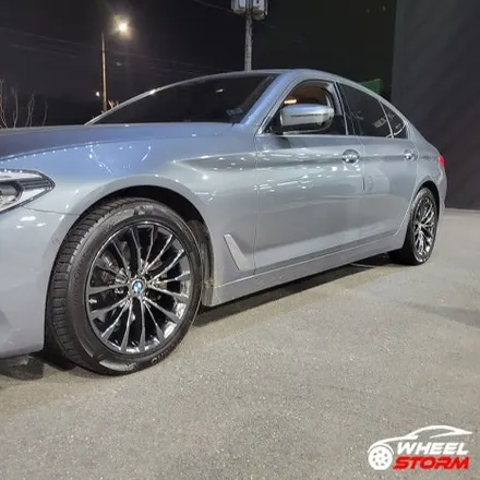 BMW 5시리즈 520d 티탄크롬 18인치 순정휠 전주휠복원 후기 / 전주시 덕진구