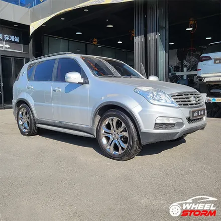 [전주 휠스톰] 쌍용 렉스턴 G4 20인치 휠 화이트크롬 장착 후기 / 전주시 덕진구