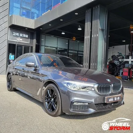 [전주 휠스톰] BMW 5시리즈 G30 662M 18인치휠 유광블랙 복원 휠교체 장착 후기 / 전주시 덕진구