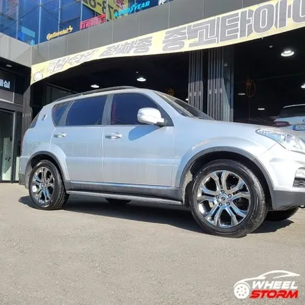 [전주 휠스톰] 쌍용 렉스턴 G4 20인치 휠 화이트크롬 장착 후기 / 전주시 덕진구