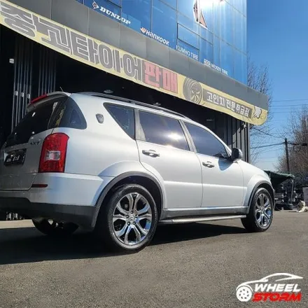 [전주 휠스톰] 쌍용 렉스턴 G4 20인치 휠 화이트크롬 장착 후기 / 전주시 덕진구