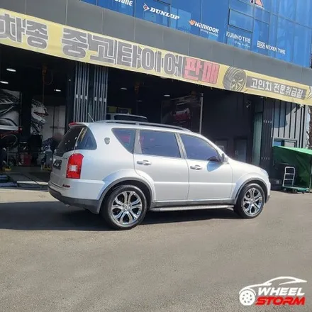 [전주 휠스톰] 쌍용 렉스턴 G4 20인치 휠 화이트크롬 장착 후기 / 전주시 덕진구