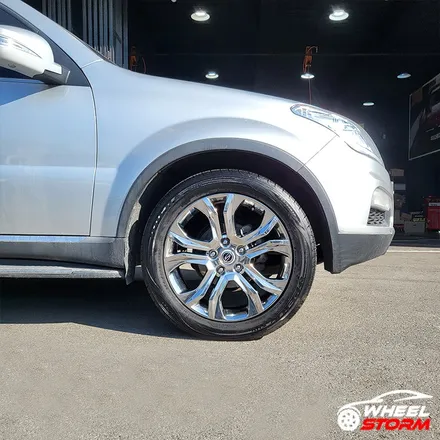 [전주 휠스톰] 쌍용 렉스턴 G4 20인치 휠 화이트크롬 장착 후기 / 전주시 덕진구