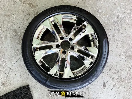 자동차휠긁힘 크롬휠 부식 휠복원 벤츠 E350 17인치 순정휠 복원 후기 / 전주시 덕진구