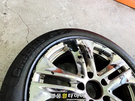 자동차휠긁힘 크롬휠 부식 휠복원 벤츠 E350 17인치 순정휠 복원 후기 / 전주시 덕진구
