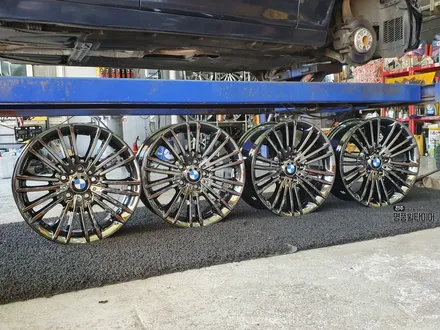 BMW 휠복원 : 520D 17인치휠 자동차휠복원수리 (전주광주대전 휠복원 휠도장 휠튜닝 휠수리) / 전주시 덕진구